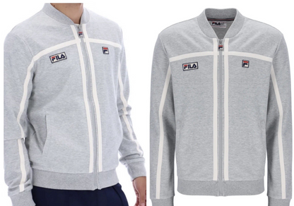 Fila Borg Fila Emilio Tennis Track Top in Grey