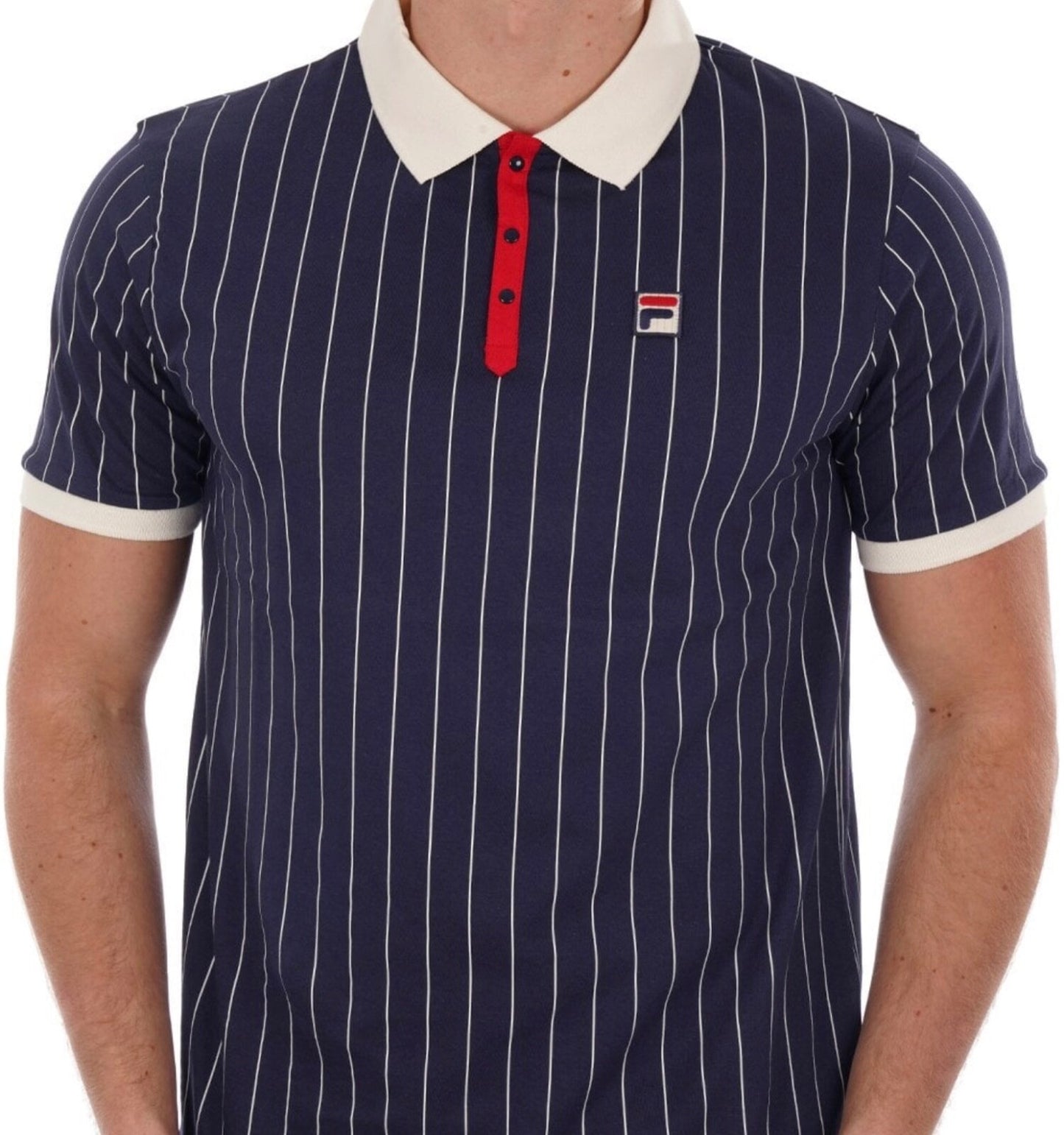 Fila Borg BB1 Navy Tennis Polo Shirt & Navy Hightide Tennis Shorts RRP £90