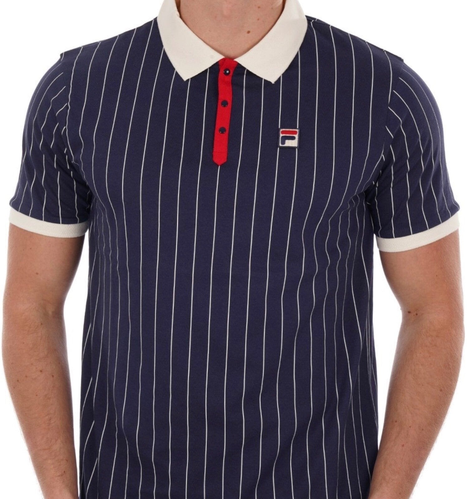 Fila Borg BB1 Navy Tennis Polo Shirt & Navy Hightide Tennis Shorts RRP £90