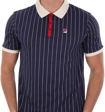 Fila Borg BB1 Navy Tennis Polo Shirt & Navy Hightide Tennis Shorts RRP £90