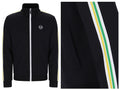 Sergio Tacchini Franco Black Tennis Track Top RRP £80