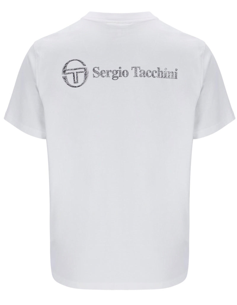 Sergio Tacchini Faro White T-Shirt - Ltd Edition - Relaxed Fit