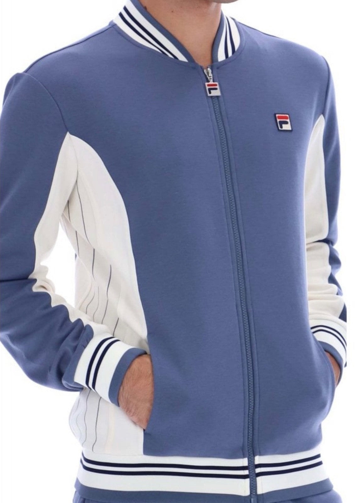 Fila Vintage Settanta Indigo Blue Tennis Track Top