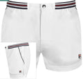 Fila Borg Hightide Retro Wimbledon White Tennis Shorts(Football Casuals)