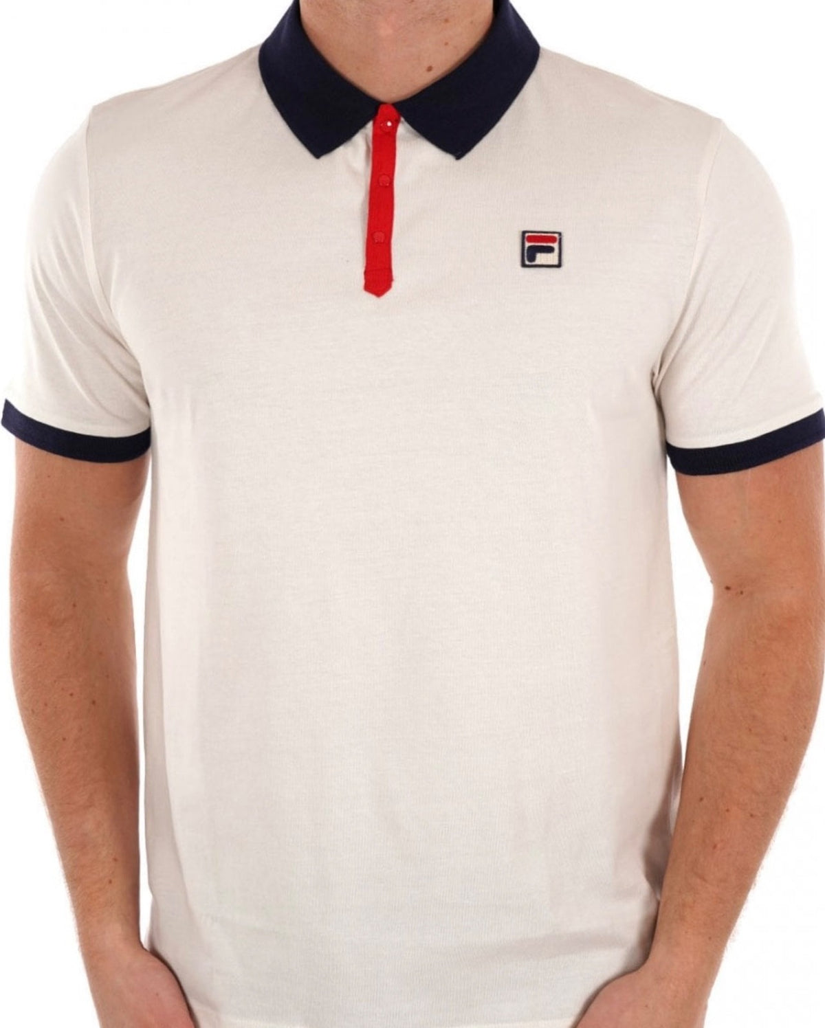 Fila Panatta 2 Polo Shirt & Hightide Tennis Shorts - Gardenia(Off White) RRP £95