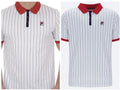Fila Vintage Bjorn Borg BB1 Polo Tennis Shirt - 100% Cotton - White/Red/Blue