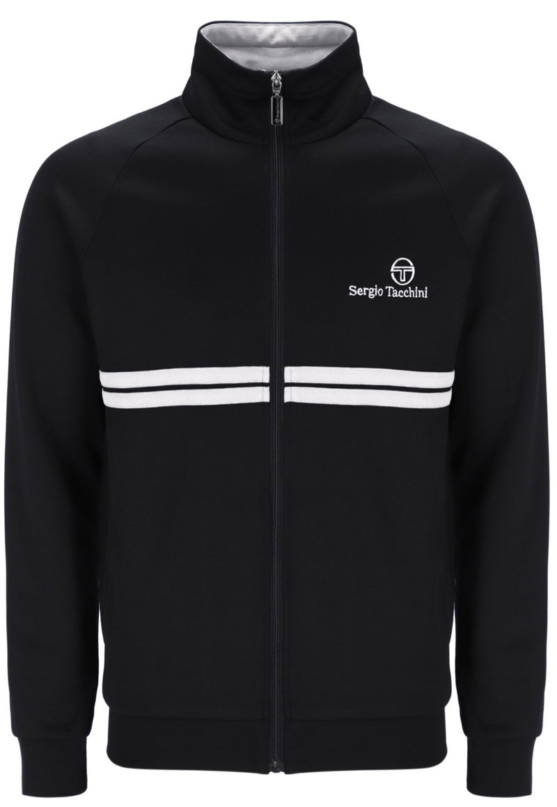 Sergio Tacchini Dallas McEnroe Black - Tennis Track Top