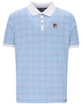 Fila Borg Ignazio Sky Blue Polo Shirt - 100% Cotton - Ltd Edition