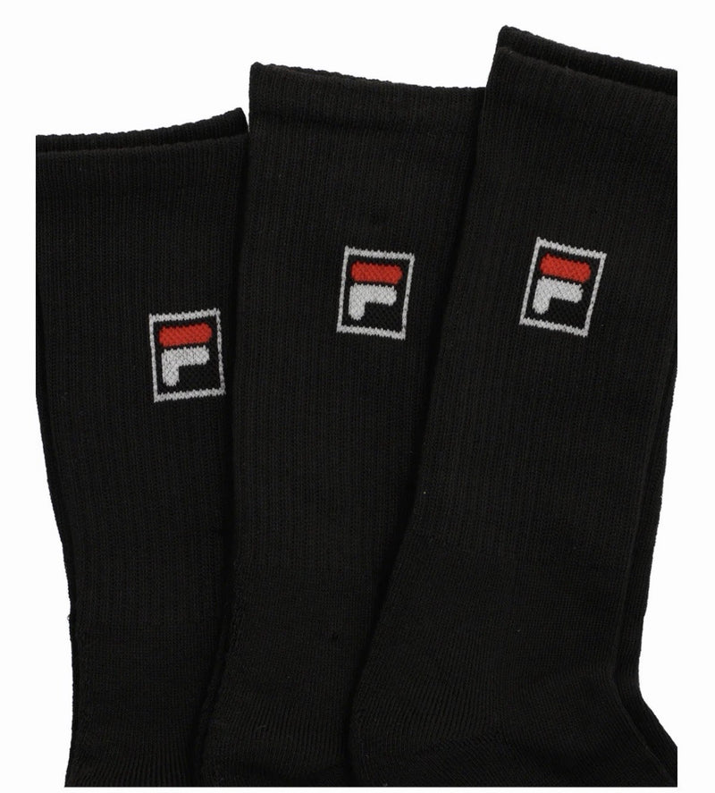 Fila Vintage Bjorn Borg Wimbledon (pack of 3 pairs) of Black tennis socks