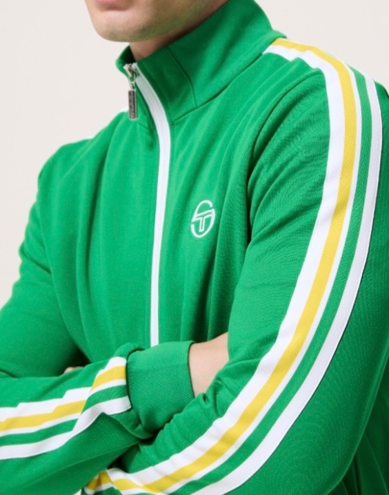 Sergio Tacchini Franco Ireland Green Track Top RRP £80