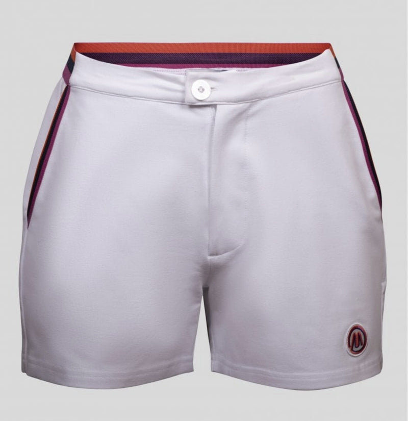 Maglificio Maggia Retro Tennis - Vitas Gerulaitis Wimbledon White Shorts