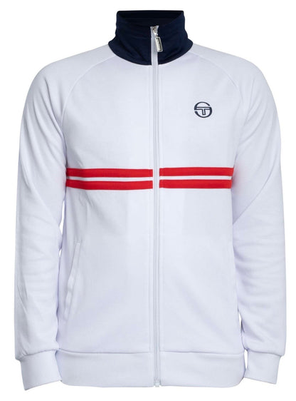 Sergio Tacchin Dallas John Mcenroe White - Tennis Track Top RRP £80