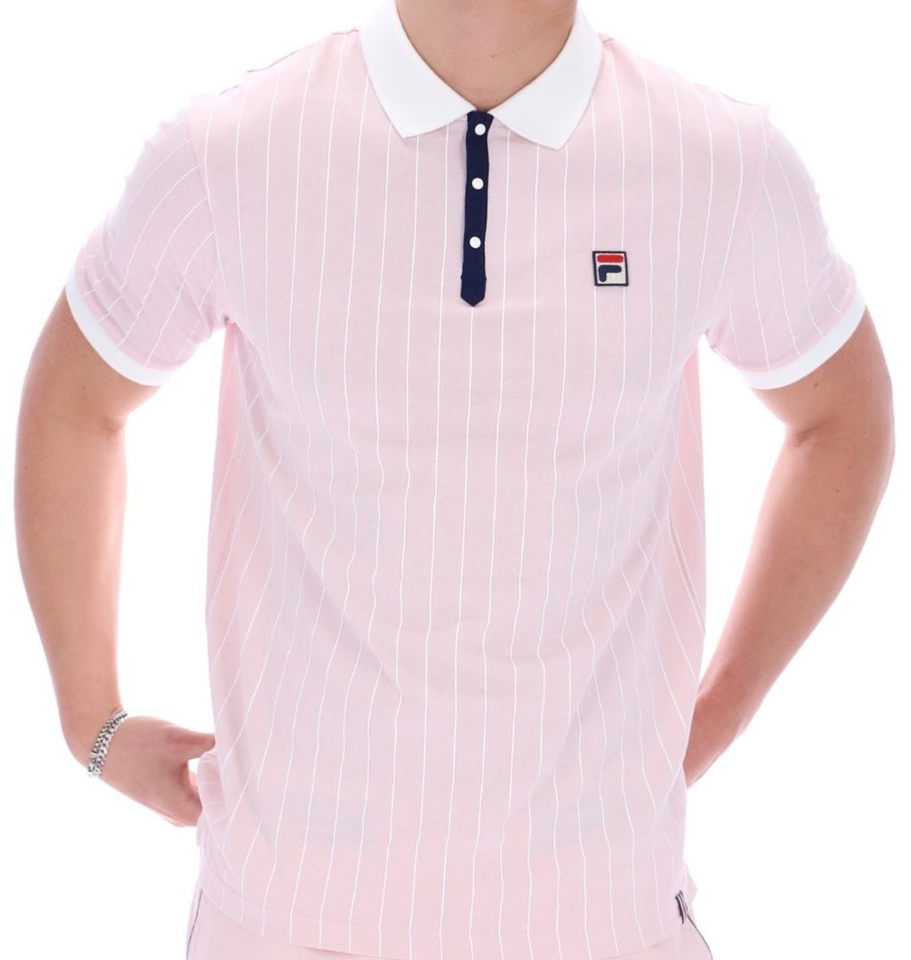‘Go Pink’! Fila Borg BB1 Pink Polo & Hightide Pink Tennis Shorts Outfit RRP £90