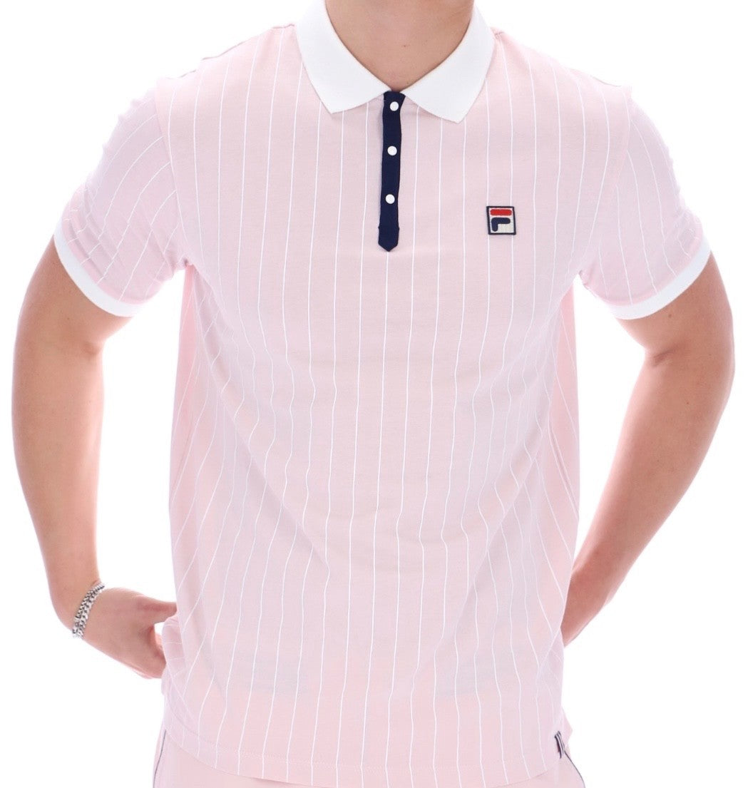 ‘Go Pink’! Fila Borg BB1 Pink Polo & Hightide Pink Tennis Shorts Outfit RRP £90