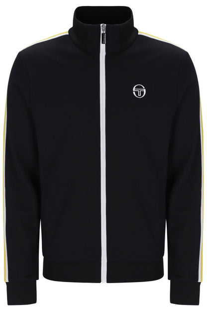 Sergio Tacchini Franco Black Tennis Track Top RRP £80