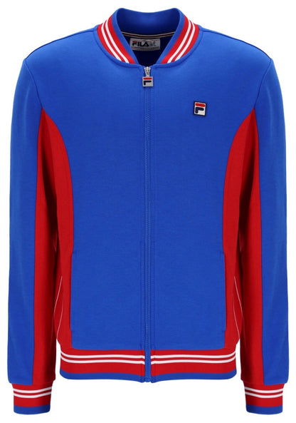 Fila Vintage Borg Wimbledon Settanta Tennis Track Top Red/Blue RRP £80