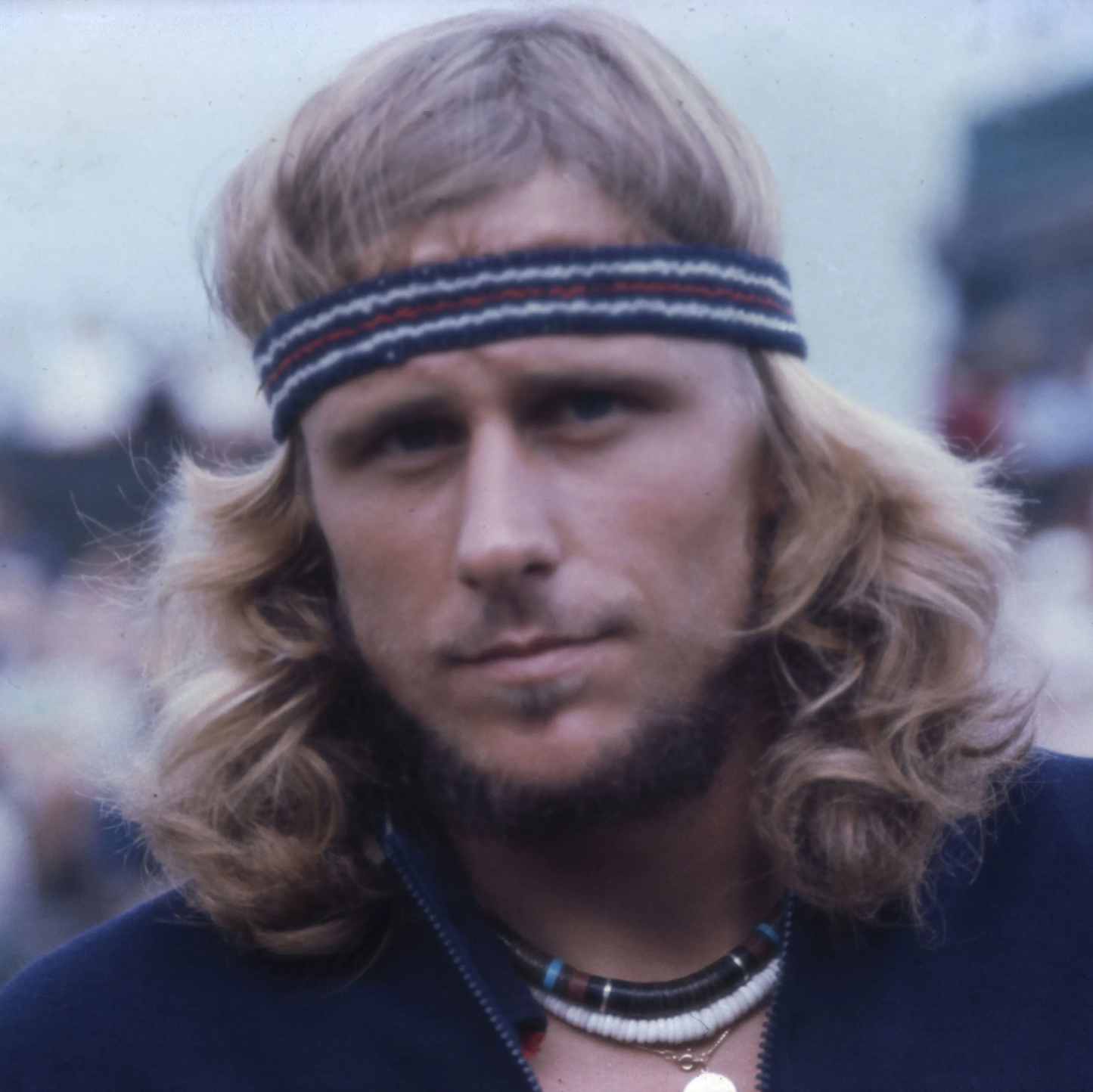 Original Bjorn Borg Navy Fila Tennis Headband - Wimbledon - Ltd Edition.