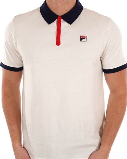 Fila Panatta 2 Polo Shirt & Hightide Tennis Shorts - Gardenia(Off White) RRP £95