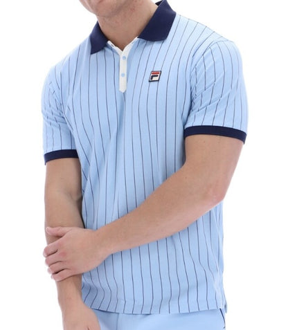 Fila Bjorn Borg BB1 Polo - Iconic Tennis Shirt - Sky Blue - Man City Colours