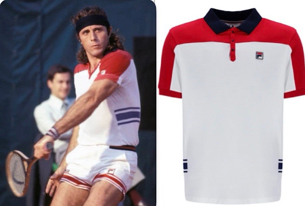 Fila Vilas Mivvi Tennis Polo Shirt - RRP £50 - Half Price Clearance!