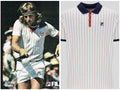Fila Bjorn Borg BB1 Polo Tennis Shirt - 100% Cotton - Off White - Wimbledon