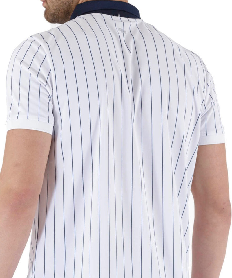 Fila Bjorn Borg Heritage Polo - White Wimbledon Performance Tennis Shirt