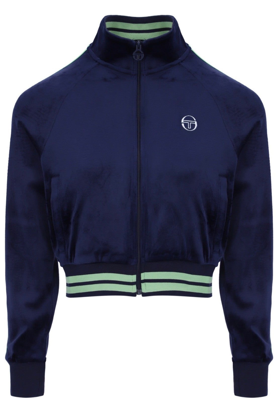 Sergio Tacchini Carmella Women’s Velour Blue Track Jacket Summer 2026