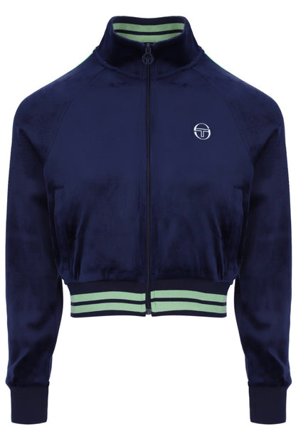 Sergio Tacchini Carmella Women’s Velour Blue Track Jacket Summer 2026