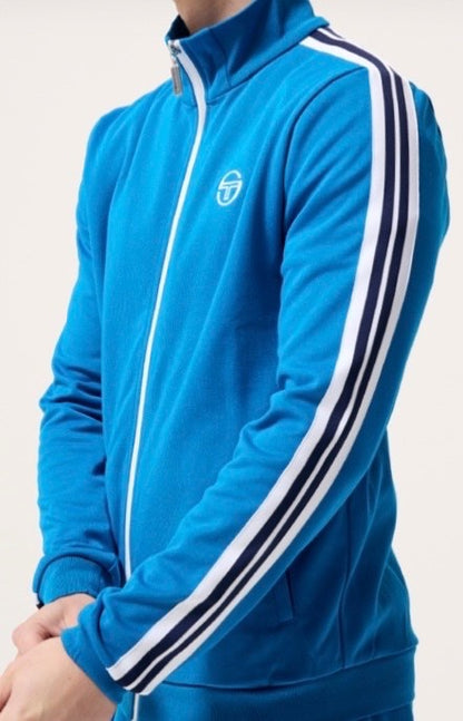 Sergio Tacchini Franco Blue Tennis Track Top RRP £80
