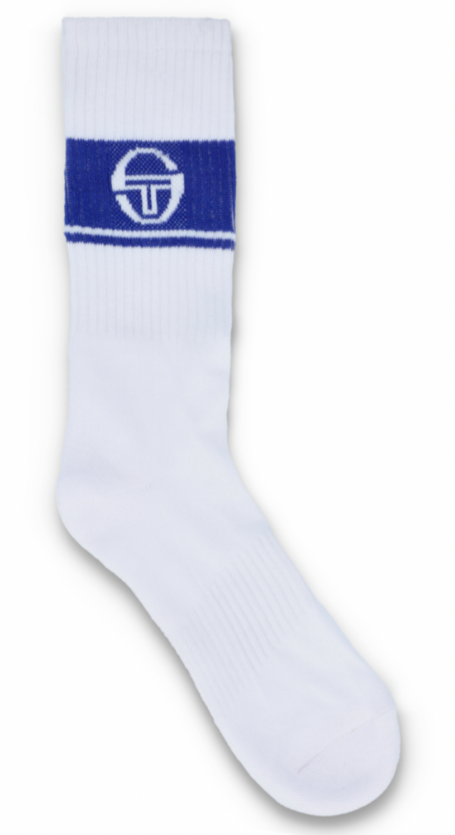 Sergio Tacchini/John McEnroe- 3 x Pairs of Tennis Socks - White with Colours