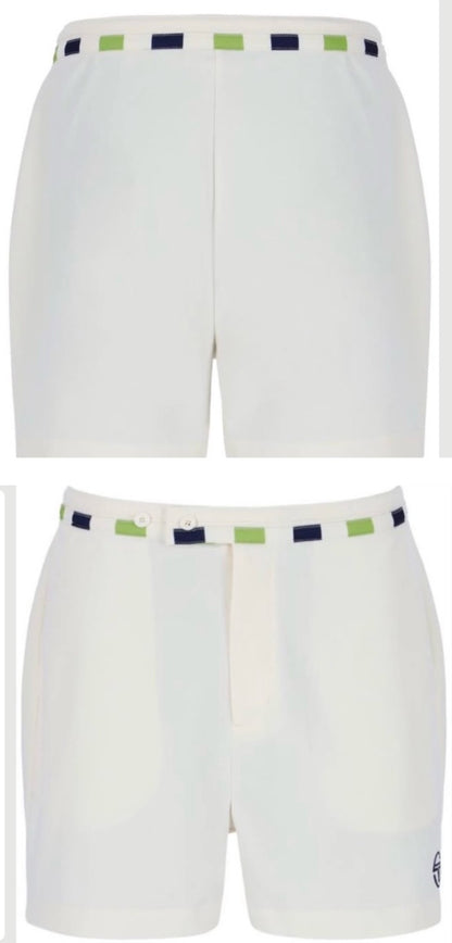 Sergio Tacchini John McEnroe Cielo (Blow) Off-White Tennis Shorts - Ltd Edition!