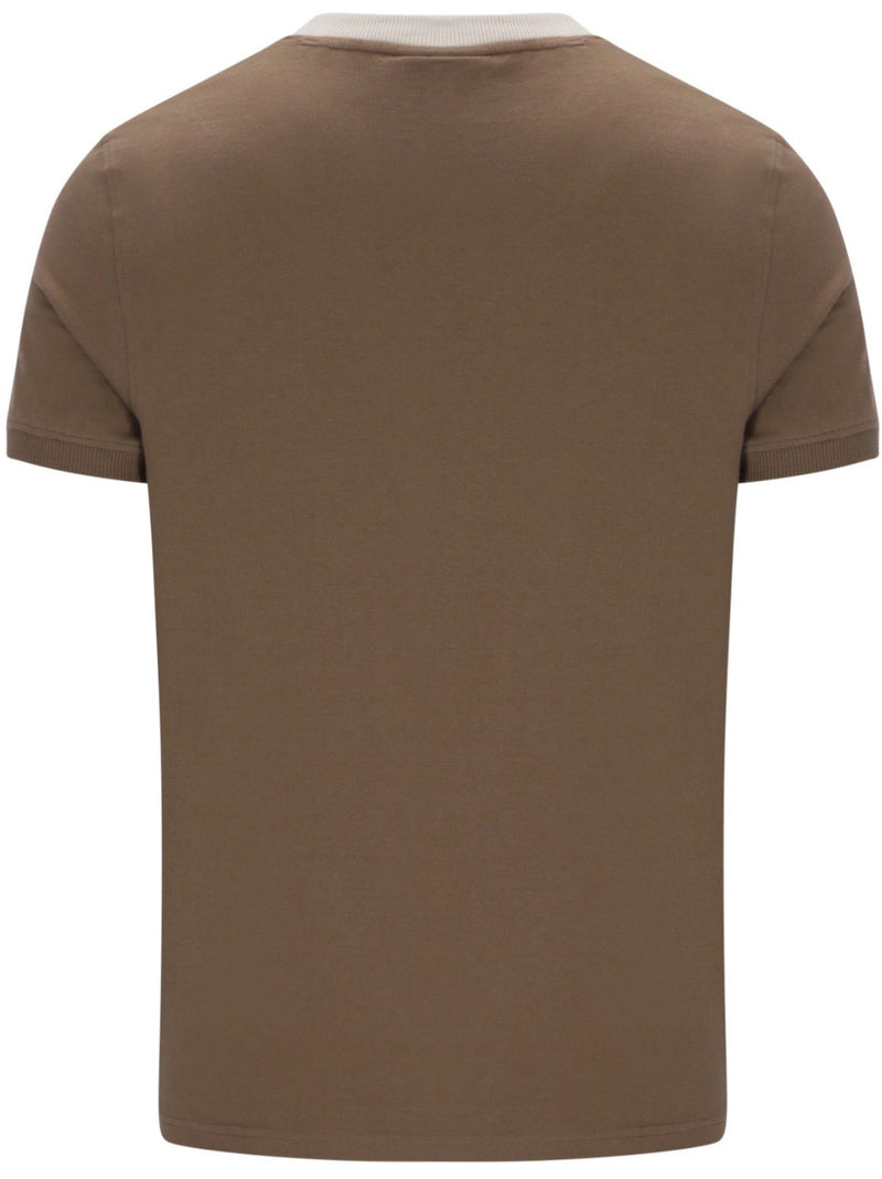 Sergio Tacchini Masters Tee T-Shirt - Brown/Gardenia