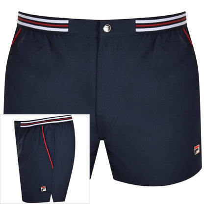 Fila Borg Hightide Retro Blue Tennis Shorts - Football Casuals - RRP £45