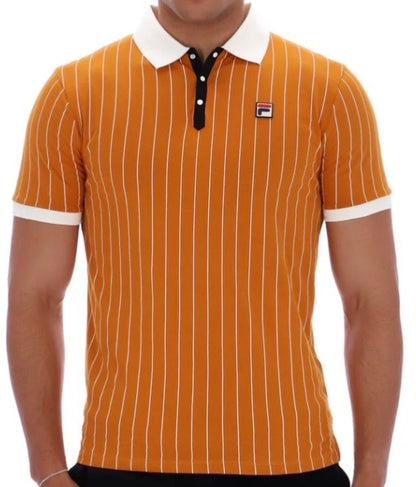 Fila Bjorn Borg BB1 Orange Polo Tennis Shirt - Holland, Blackpool, Dundee Utd