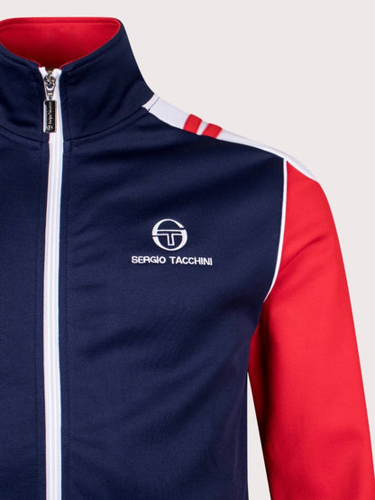 Sergio Tacchini Drive Barcelona Track Top - Blue/Red - Winter 2025