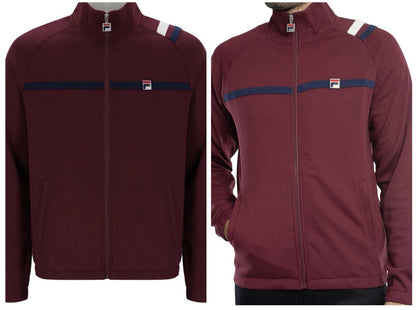 Fila Vintage Borg Wimbledon Settanta MKII Tennis Track Top (Burgundy) RRP £75