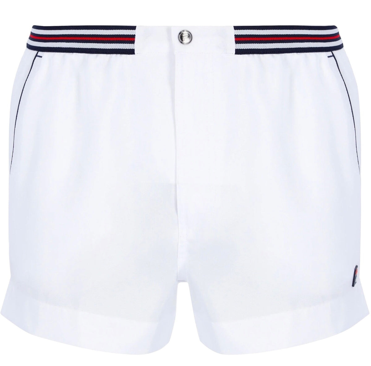 Fila Borg Hightide Retro Borg Wimbledon White Tennis Shorts(Football Casuals)