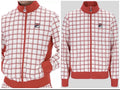 Fila Vintage Borg (Morgan) Tennis Track Top in Off white/red - EXCLUSIVE 2025!