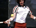 Sergio Tacchini McEnroe Blow White/Red/Blue Tennis Polo Shirt +Free Red Headband
