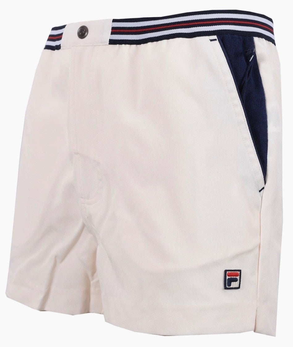 Fila Bjorn Borg Hightide Retro White (Gardenia) Tennis Shorts