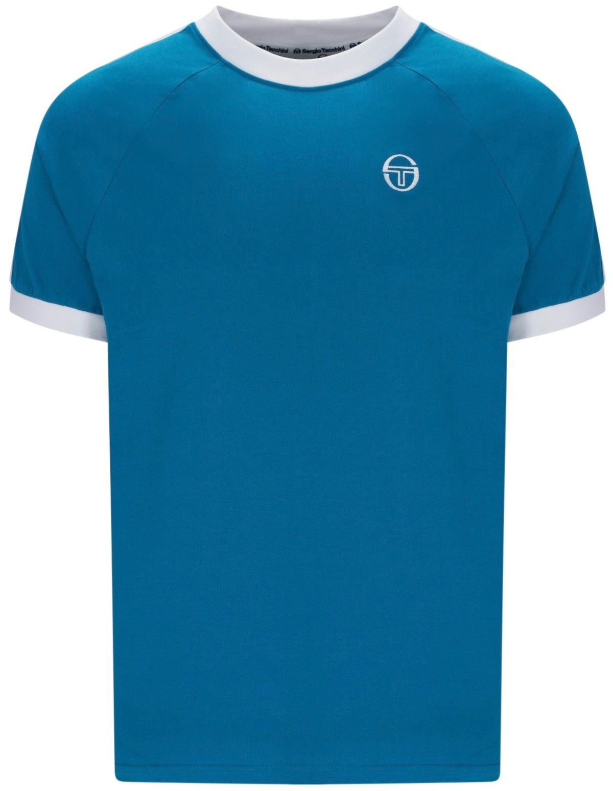 Sergio Tacchini Pino Ringer Mykonos Blue T-Shirt - World Cup Edition