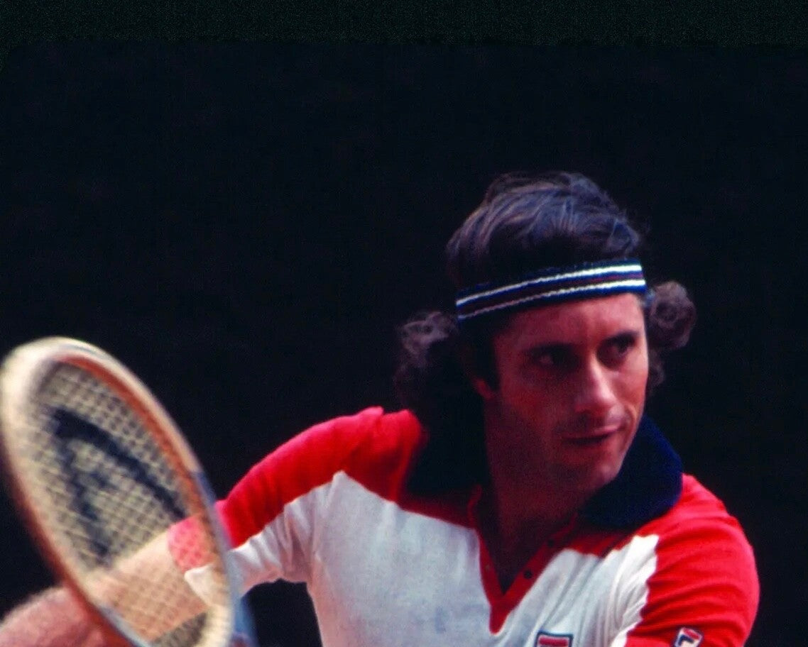 Original Bjorn Borg Navy Fila Tennis Headband - Wimbledon - Ltd Edition.