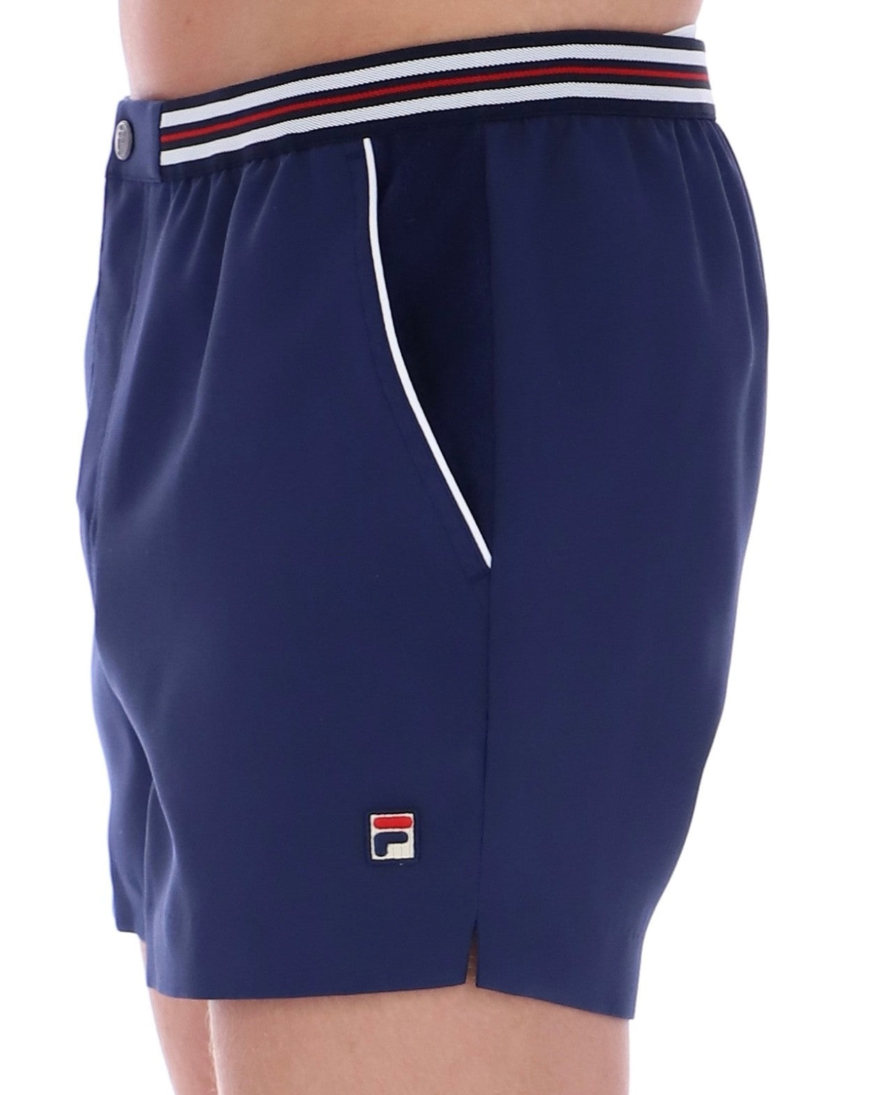Fila Borg Hightide Borg Retro Blue Tennis Shorts - Football Casuals.