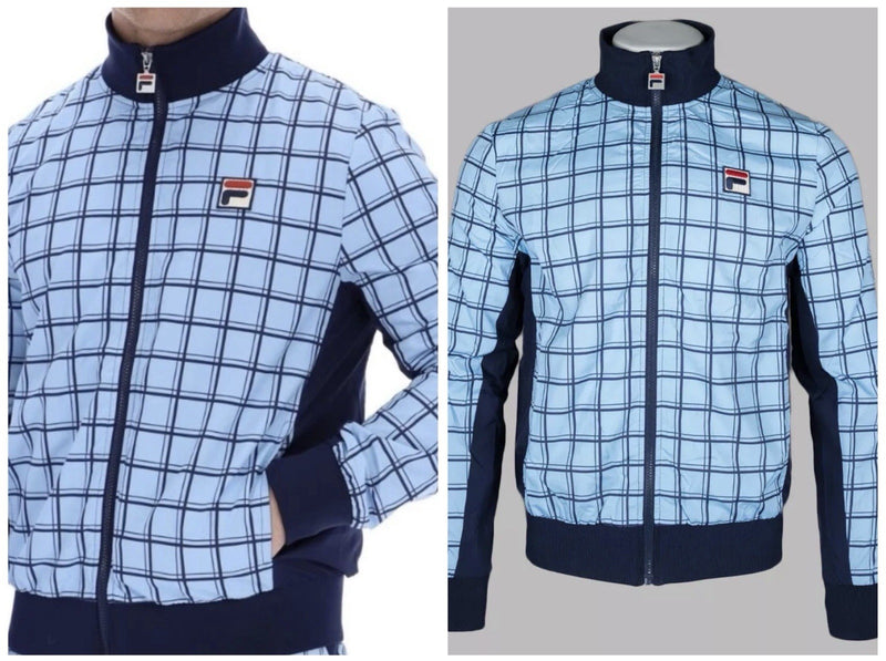Fila Vintage Borg (Morgan) Tennis Track Top in Blue - Exclusive!