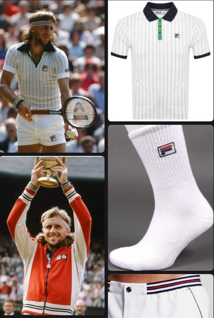 Fila Bjorn Borg Original Wimbledon Set (Track, Polo, Shorts & Socks)