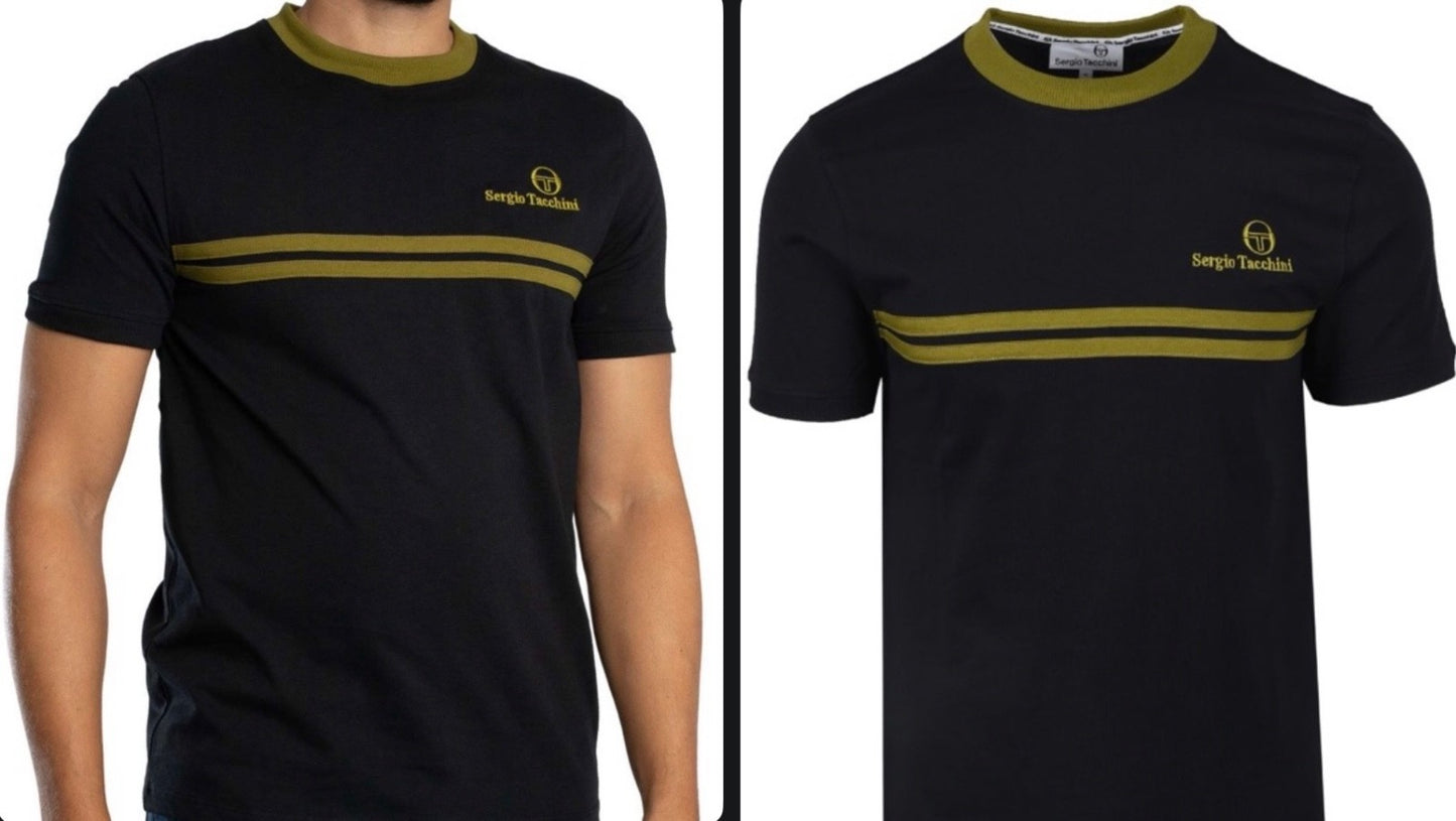 Sergio Tacchini New SuperMac Tee T-Shirt - Black