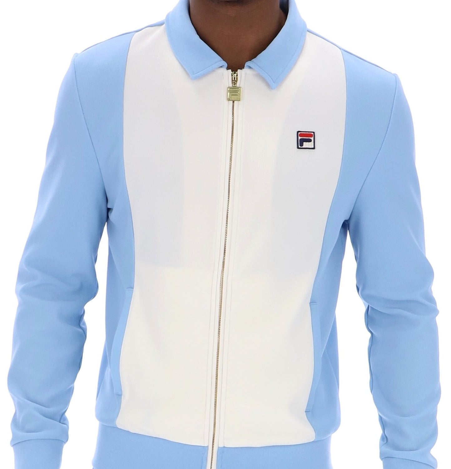 Fi Tommaso Off White/Blue Track Top - RRP £75 - Bjorn Borg