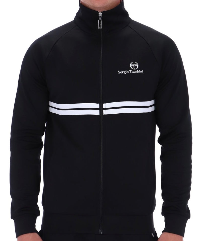 Sergio Tacchini Dallas McEnroe Black - Tennis Track Top
