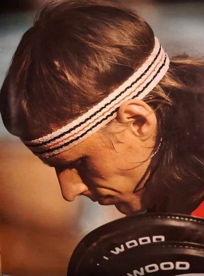 Original Bjorn Borg Fila Tennis Headband - Wimbledon - Ltd Edition.