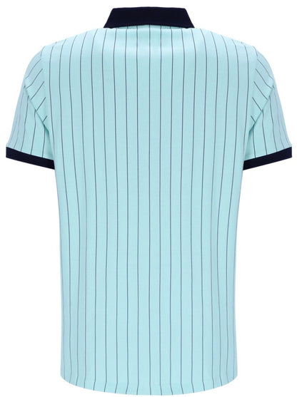 Fila Bjorn Borg BB1 Polo - Iconic Tennis Shirt-Turquoise/Blue - Man City Colours